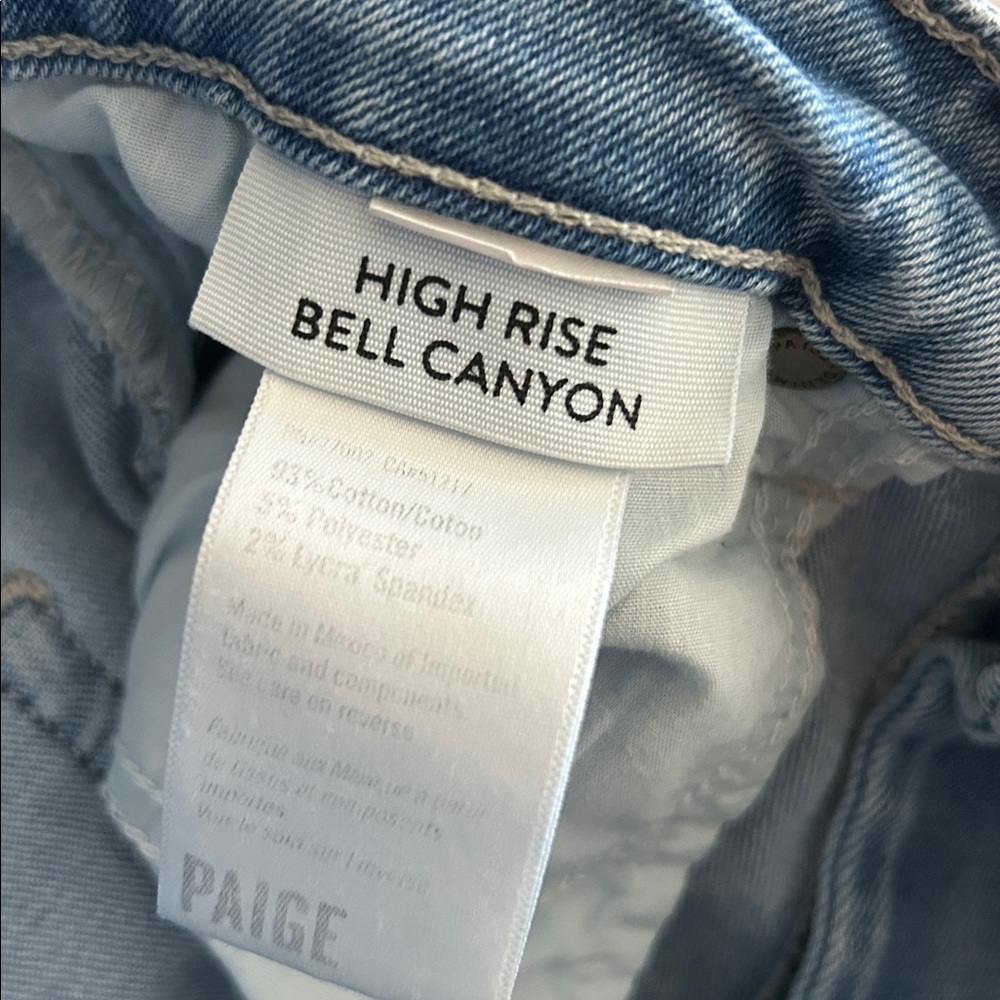 Paige High Rise Bell Canyon Jeans - Picture 6 of 6